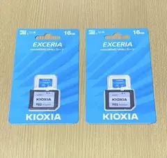 KIOXIA MicroSDカード 16GB 2つセット