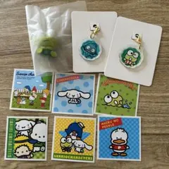 ハンギョドン　ケロケロケロッピ　チャームとシールセット