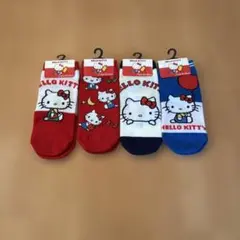 新品　レトロハローキティ ソックスセット 4足