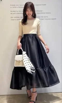 MARY QUANTコラボ デイジーフロッキープリントドッキングニット