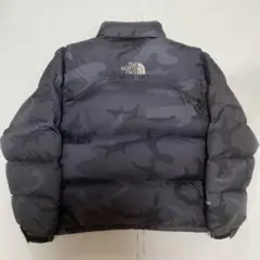 美品 センターロゴ 迷彩NORTH FACE ヌプシダウンベスト ND01586