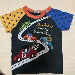 DOUBLE.B レースカーTシャツ 90cm