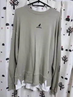 KANGOL スウェット レイヤード風 バックプリント