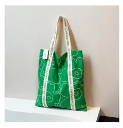 マリメッコ60周年記念　エコバッグ　トートバッグmarimekko限定品グリーン