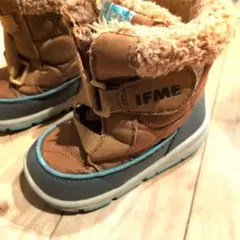 IFME 防寒ブーツ ブラウン/グレー 14cm 子供用 キッズのサムネイル