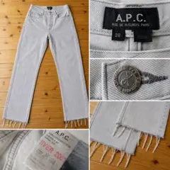 상태매우좋음 ✨️ 希少初期 A.P.C. アーペーセー デニムパンツ ライトグレー