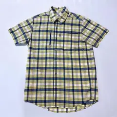 【SALOMON】チェックシャツ 高機能ウェア AdvancedSkin 半袖