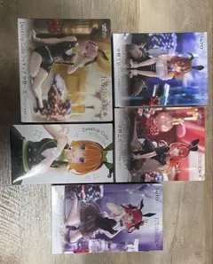 【開封品】五等分の花嫁　desktop cute バニーver 5体セット