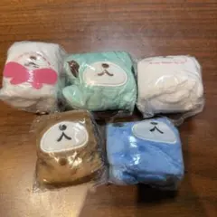 シュガーバニーズ　ふわふわ巾着　セミコンプリート　5種類