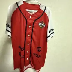 ウルフドッグス名古屋 ウルド ベースボールシャツ　白 ①
