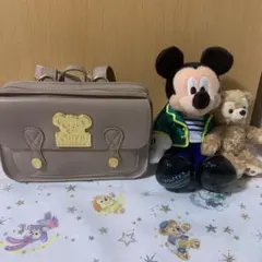 ダッフィーのワンダフルヴォヤッジ　ぬいぐるみバッジ　キャリーミーポシェット