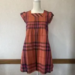 バーバリー ワンピース 130A チェック - メルカリ