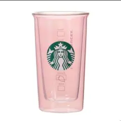 スタバ SAKURA 2025 ダブルウォール 耐熱 グラスペールピンク