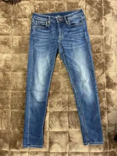 無印良品　スキニーデニム ブルー 24 (61cm)