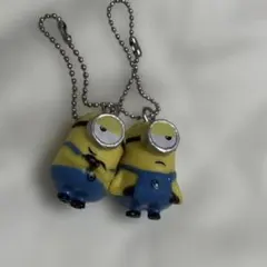 ミニオン フィギュア型ストラップ 2個セットボールチェーン