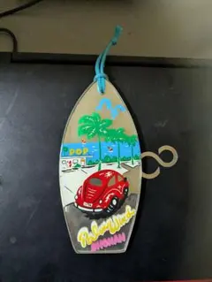 Palm Wind Indiana サーフボード型キーホルダーミラー