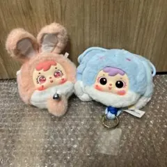 samuel サミュエル ウサギのキーホルダーと携帯ストラップ　2個セットのサムネイル