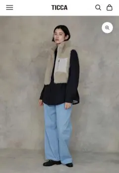 TICCA 今期 ベージュ ファーベスト