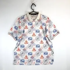 ルコックスポルティフゴルフコレクション ゴルフポロシャツ 総柄 半袖 速乾