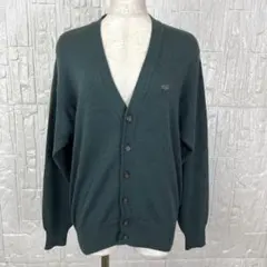 Crocodile クロコダイル カーディガン グリーン M【1450】
