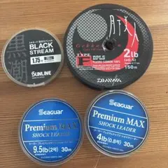 釣り糸 4点セット SUNLINE DAIWA Seaguarのサムネイル