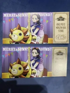 麦わらストア 13周年記念 購入特典 ロビン 2枚