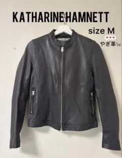 美品♡キャサリンハムネット シングルライダースジャケット やぎ革 2026年最新】Yahoo!オークション -キャサリン ハムネット ライダースの