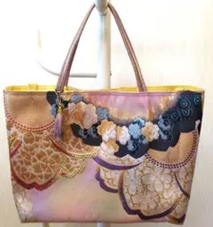 帯リメイク トートバッグ105 ハンドメイド