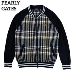 PEARLY GATES パーリーゲイツ ジップアップニット ウール 日本製