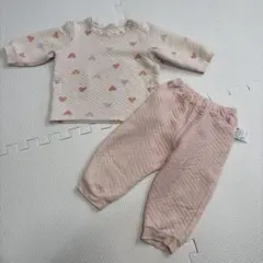 キルティング ベビーパジャマ