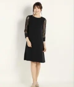 STRAWBERRY-FIELDS フォーマルワンピース ネイビー