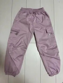 ラベンダー ジッパーポケット付きロングパンツ