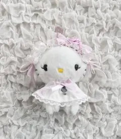 サンリオ チャーミーキティ ホワイトフリルデザイン マスコット