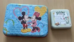 ミッキーマウス&ミニーマウス　ジェラトーニの空き缶