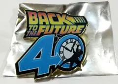 バックトゥザフューチャー、ドンキ、ノベルティ、ピンバッジ、40周年ロゴ