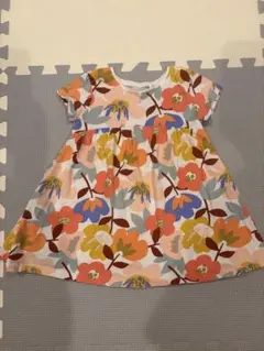 【美品】next 花柄Tシャツワンピース 90サイズのサムネイル