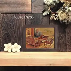 【送料無料】welcome☆No.72　 卓上(2L)サイズ 　フレーム付