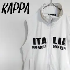 Kappa ゴルフ ベスト ホワイト Mサイズ NO GOLF NO LIFEのサムネイル
