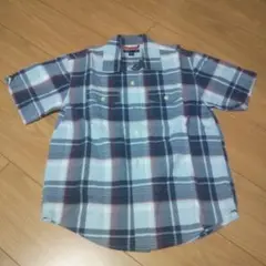 GapKids 半袖チェックシャツ 140