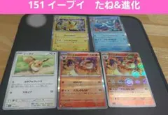 ポケモンカード　151 イーブイ　たね&進化