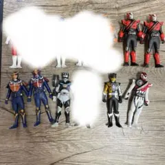 戦隊ヒーローアクションフィギュア7体セット