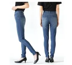 スキニーデニム レディース　ウォッシュブルー