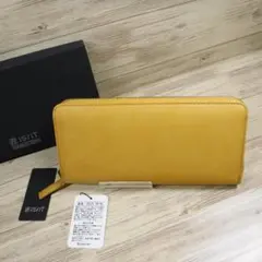 イズイット 定価33000円 鹿革 ディアスキンカーフ ラウンドファスナー長財布