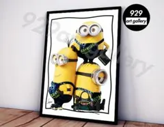 BALENSIAGA type☆オマージュインテリアポスター＃194★ミニオン