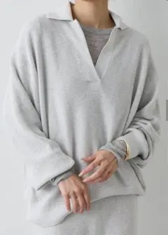 【HERITANOVUM】ワッフルスッキパーニット