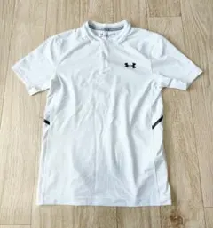 UNDER ARMOUR ベースボールシャツ 半袖 ホワイト ブラック - メルカリ