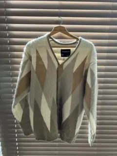 60s風 TOWNCRAFT タウンクラフト モヘア調 カーディガン USA古着