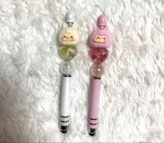 装飾付きカスタムタッチペン 2本セットෆ˚*