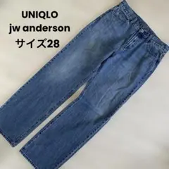UNIQLO jw anderson パンツ　ストレートデニム 28