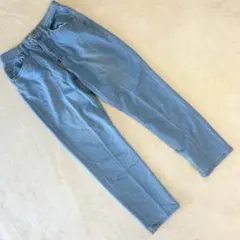 イーハイフンワールドギャラリー　デニムパンツ　ストレッチ　テーパード　M